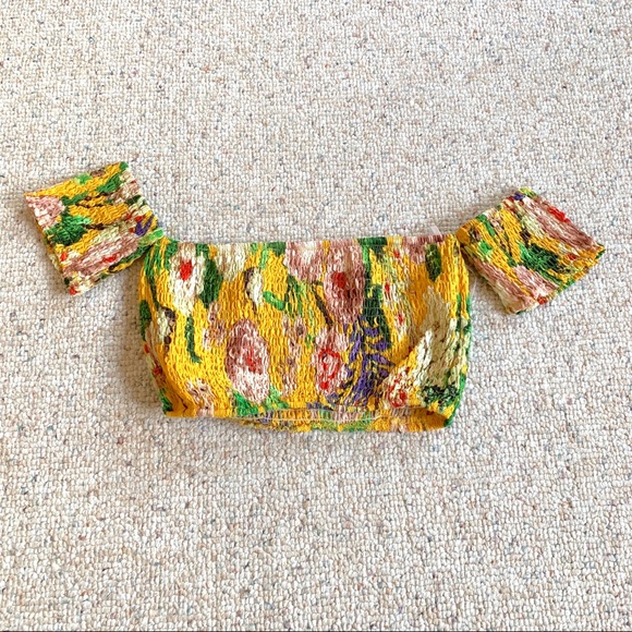 Yellow Floral Two Piece Set - Picture 5 of 7